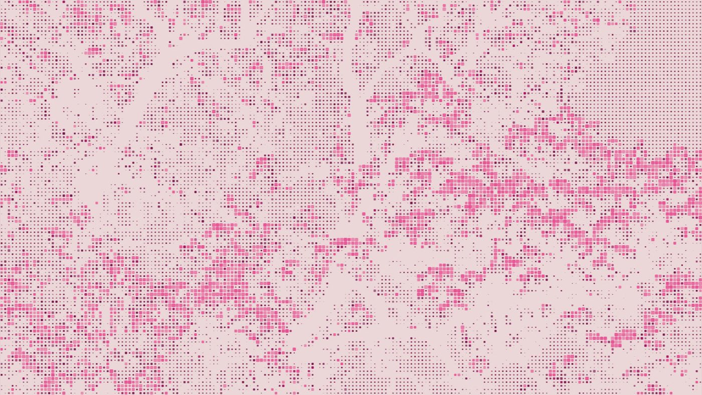 DotLab · trame de points roses