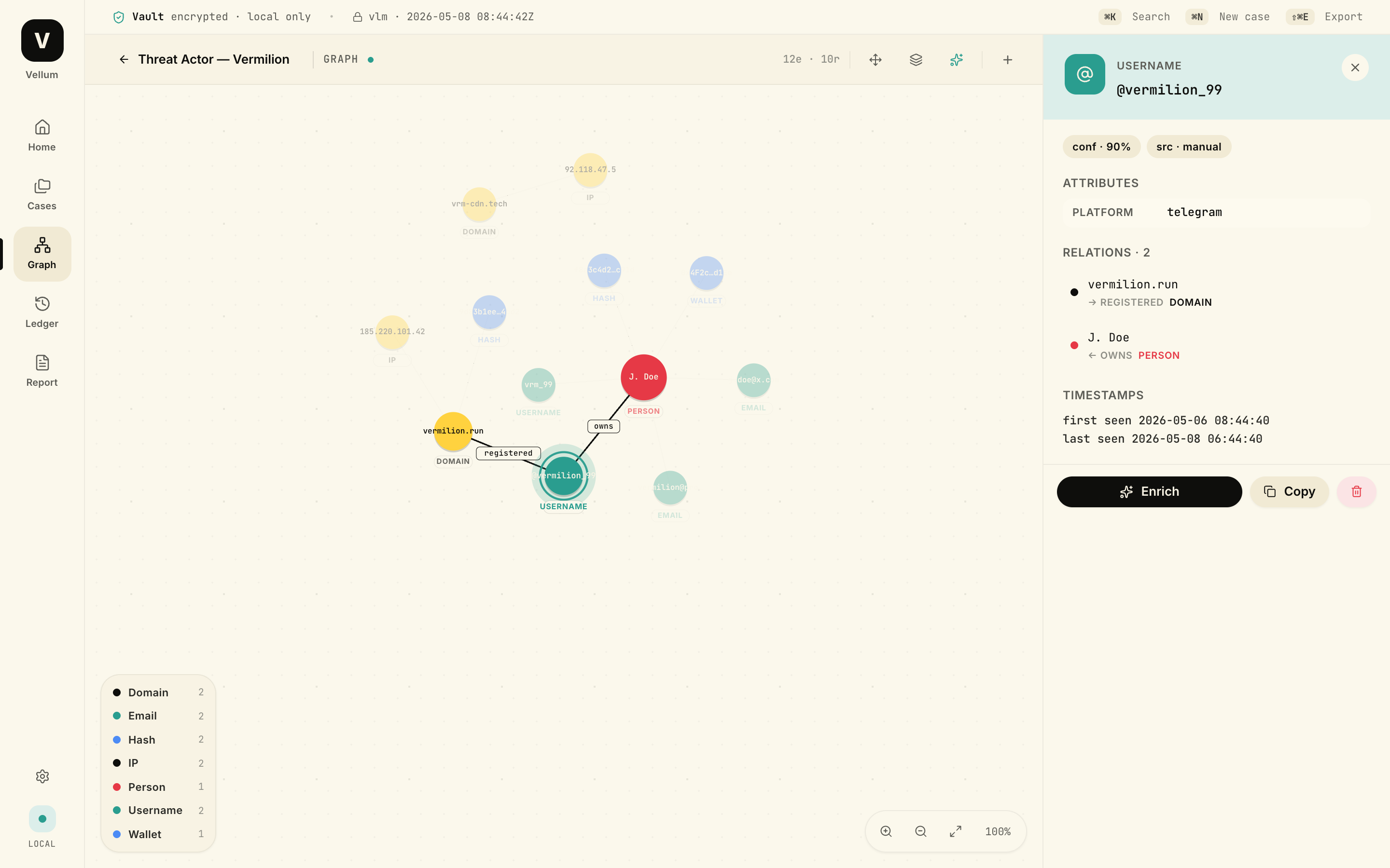 Vellum — Graph inspector